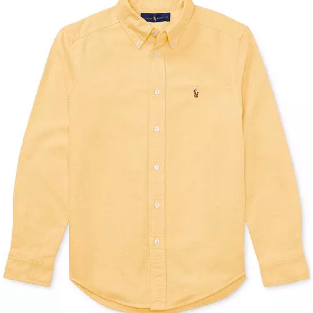 Polo by Ralph Lauren Kids Yellow Button Down Shirt